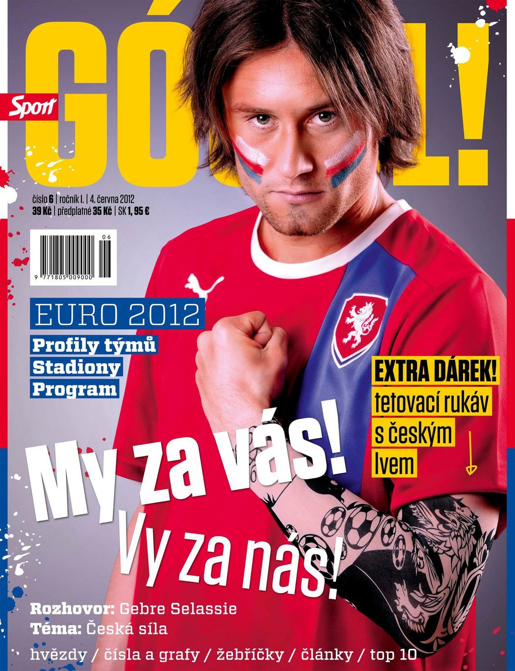 Červnový Sport Góóól!, který je právě v prodeji, má mimořádnou podobu – vychází jako speciál k EURO 2012. 