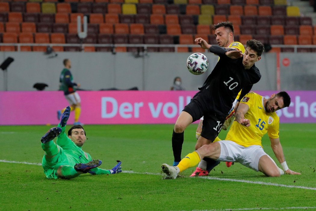 Sparťan Florin Nita čaroval v brance Rumunska v utkání kvalifikace o postup na MS 2022 proti Německu. Přestože jeho tým padl 0:1, vysloužil si chválu