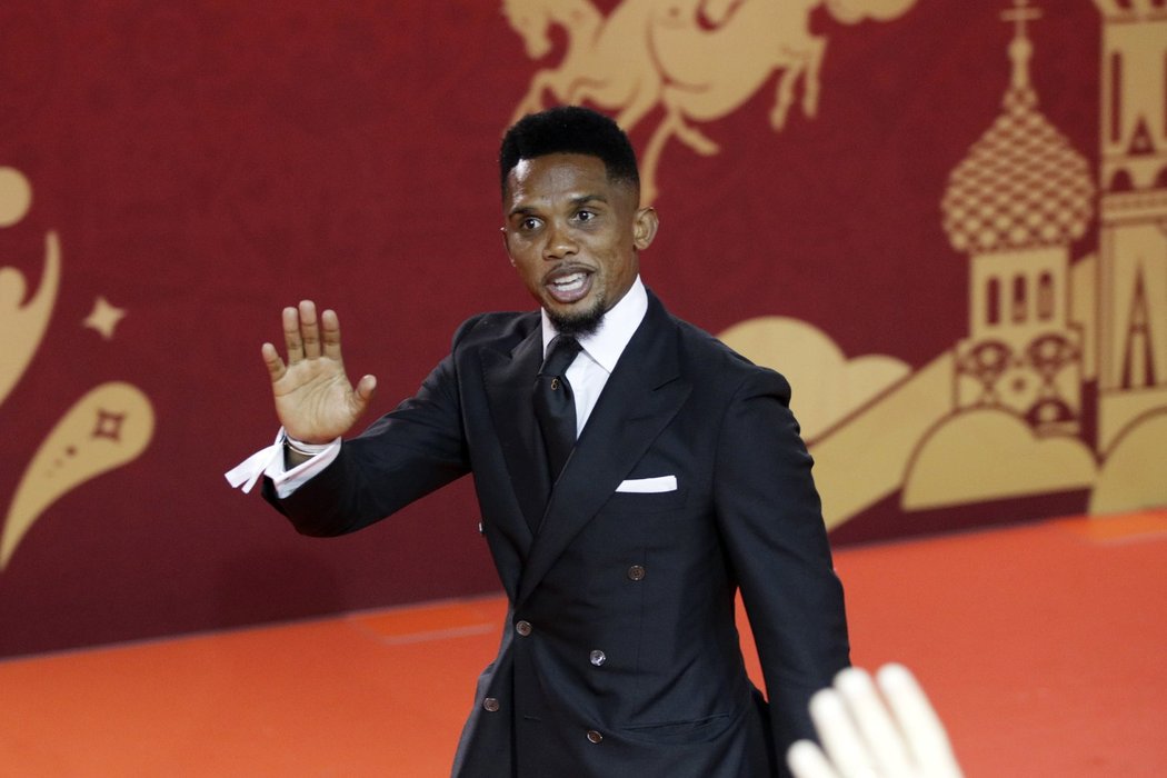 Kamerunská hvězda Samuel Eto&#39;o nemohl chybět