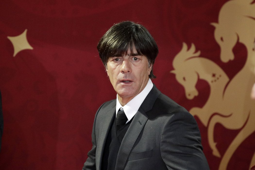 Trenér německé reprezentace Joachim Löw na losování světovéhho šampionátu