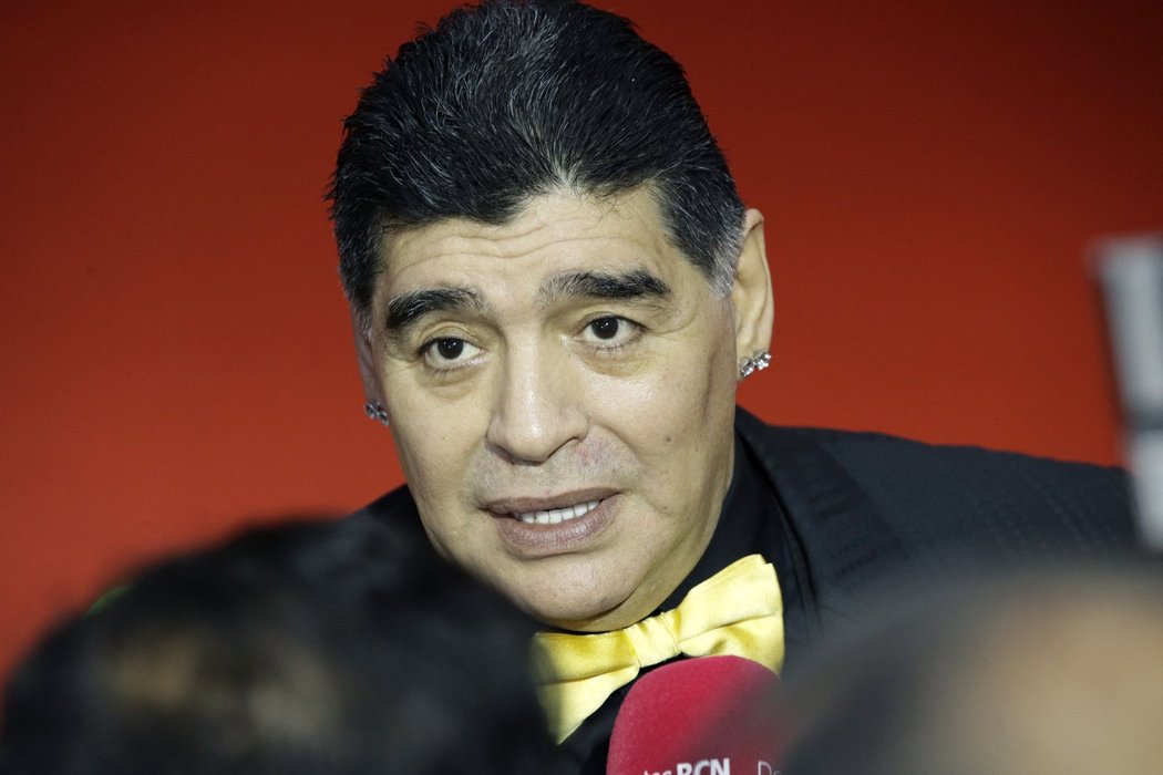 Legenda světového fotbalu Diego Maradona