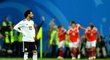 Egyptský útočník Mohamed Salah během utkání na MS proti domácímu Rusku