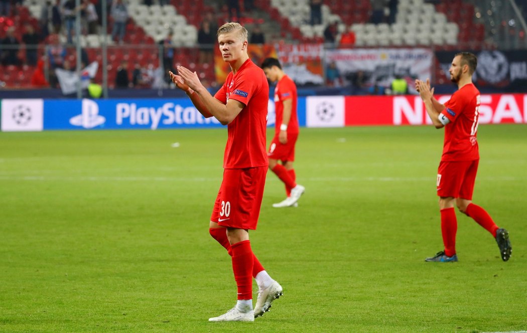 Erling Haaland září v dresu RB Salcburk