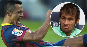 Sánchez nasázel Elche hattrick, Neymar seděl kyselý na střídačce
