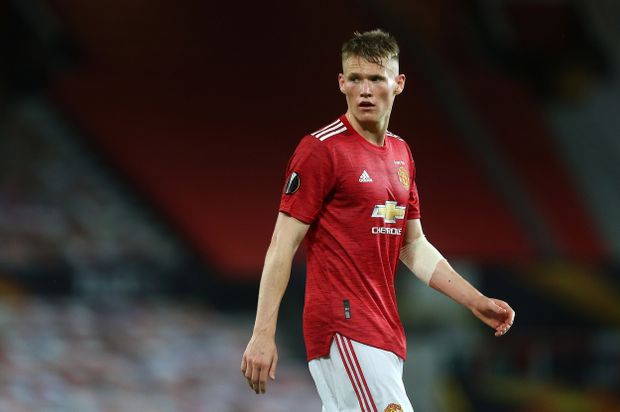 Scott McTominay v dresu Manchesteru United Scott McTominay v dresu Manchesteru United