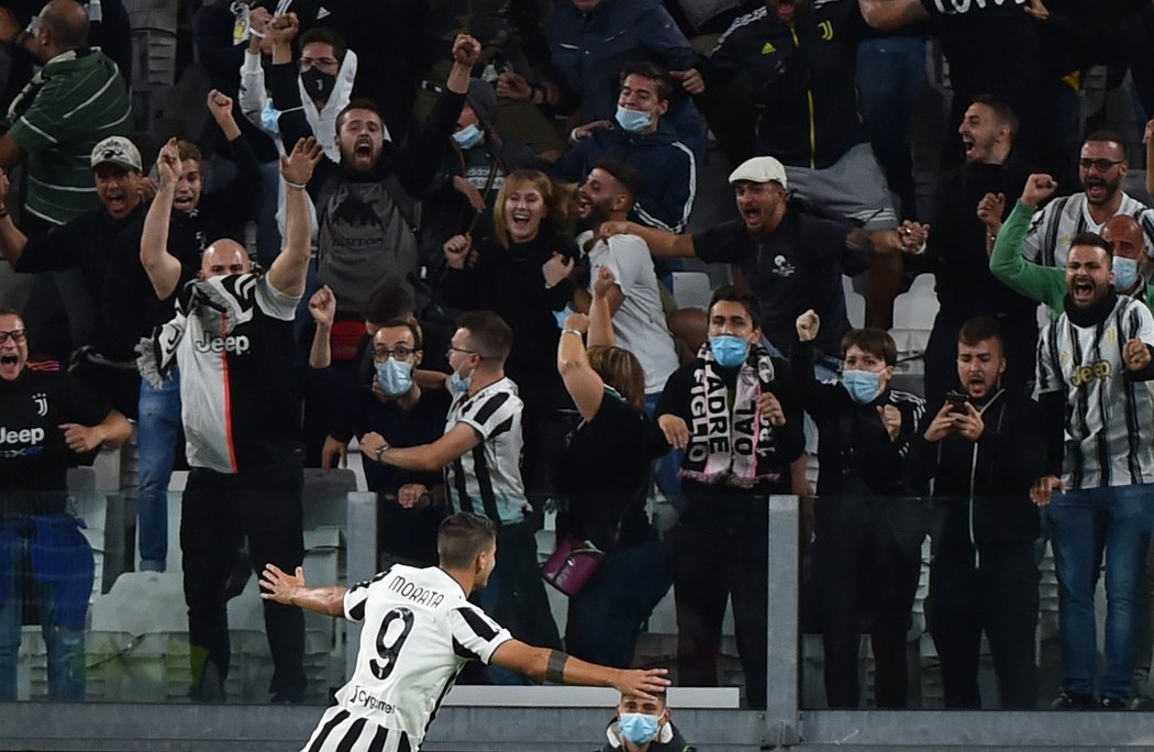 Juventus otevřel skóre díky Moratovi