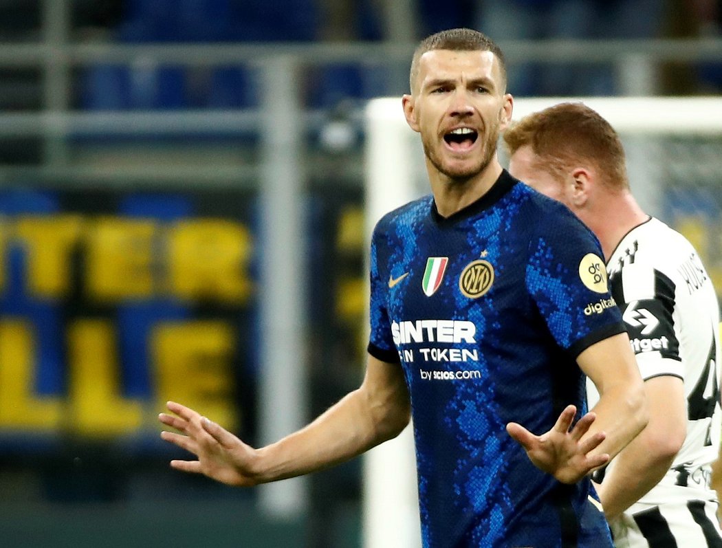 Edin Džeko se trefil v zápase s Juventusem