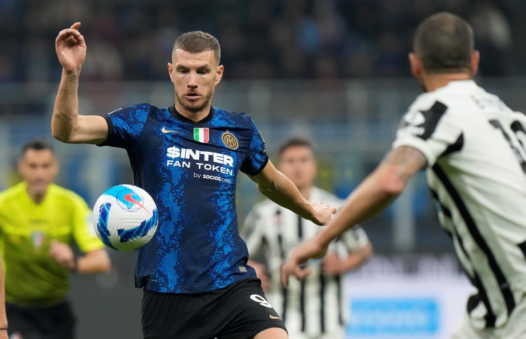 Edin Džeko se trefil v zápase s Juventusem