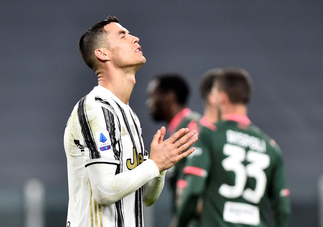 Útočník Juventusu Cristiano Ronaldo