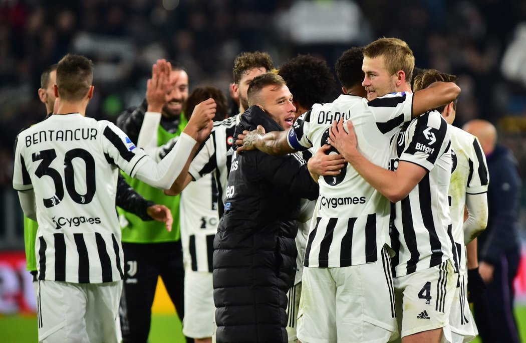 Juventus slaví vítězství nad Fiorentinou