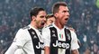 Chorvatský útočník Mario Mandžukič z Juventusu se raduje z rozhodující trefy utkání proti Interu Milán