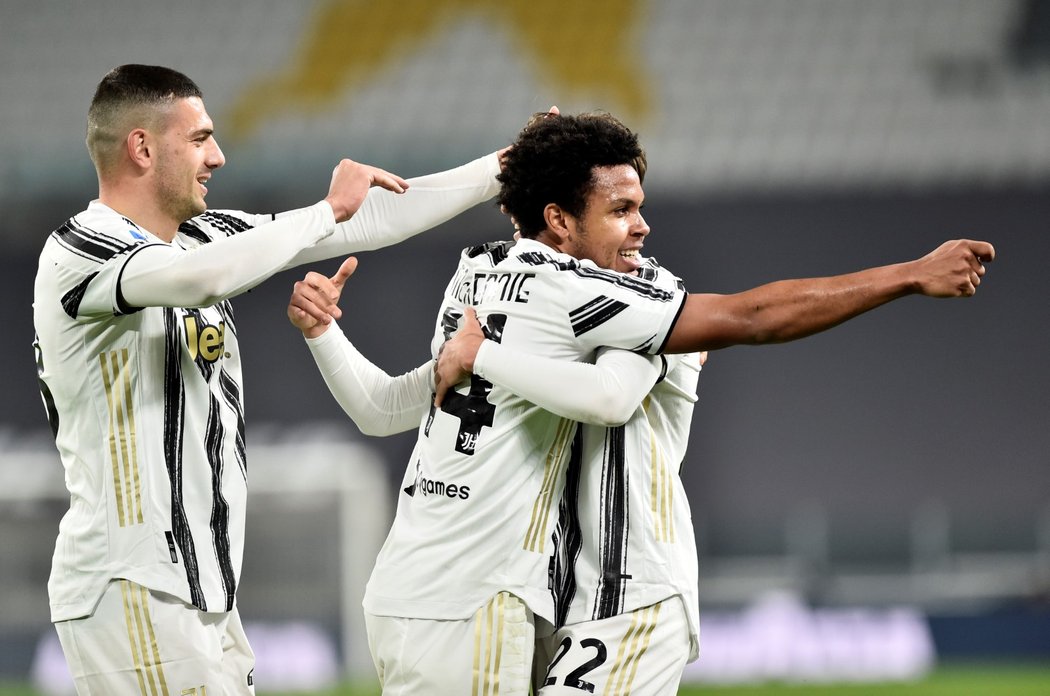 Juventus slaví branku proti Crotone