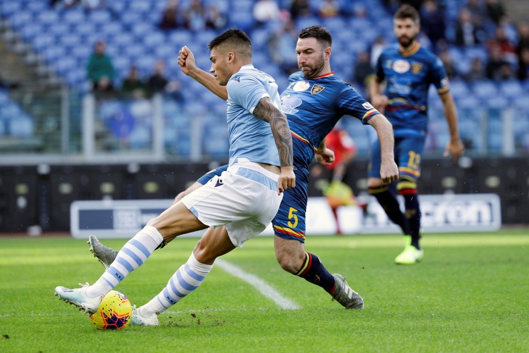 Fotbalisté Lazia Řím si připsali tři body do tabulky Serie A po výhře 4:2 nad Lecce