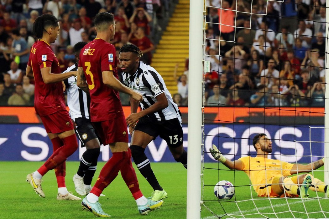 AS Řím schytalo debakl na půdě Udinese 0:4