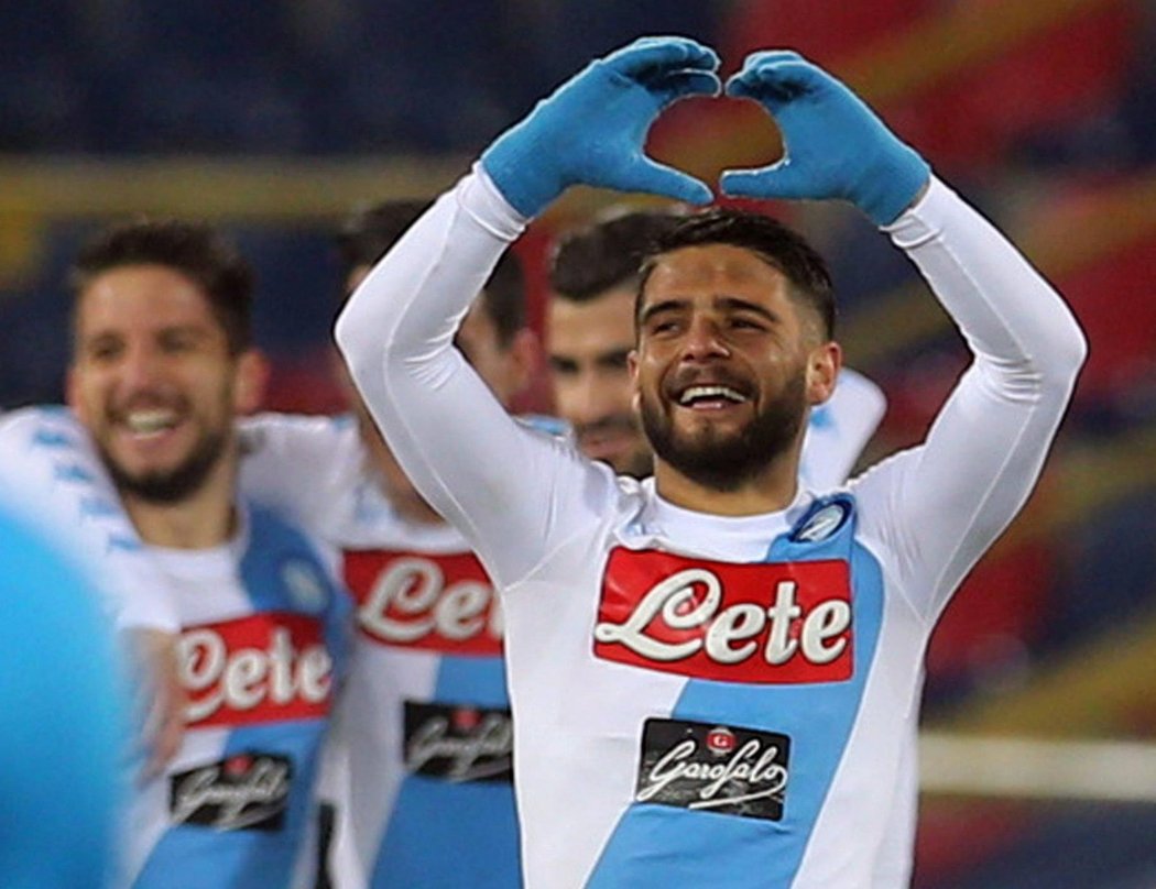 Kromě Mertense s Hamšíkem přispěl k demolici Boloni i útočník Lorenzo Insigne