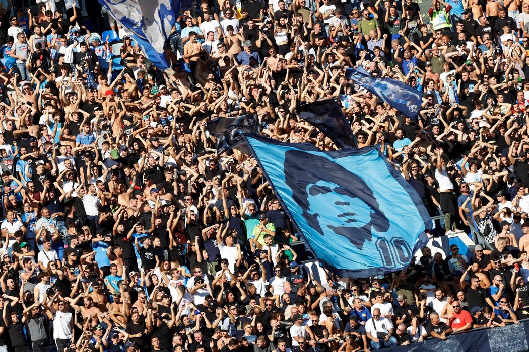 Maradona je v Neapoli nesmrtelný.
