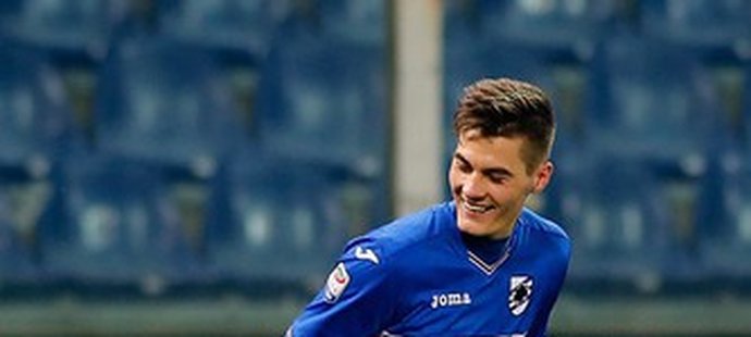 Patrik Schick vstřelil za Sampdorii v utkání s Boloňou vítěznou branku