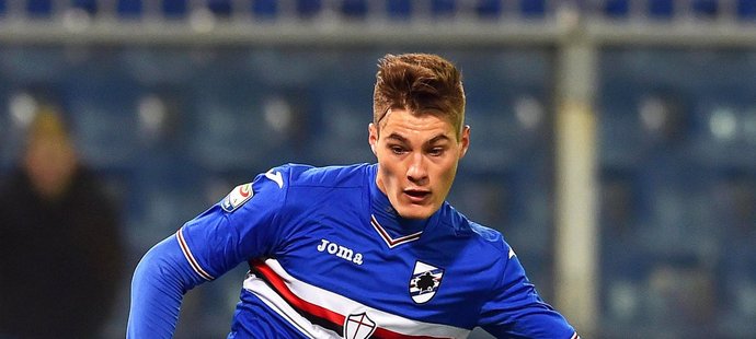 Patrik Schick přesnou střelou poslal Sampdorii do vedení, jeho tým nakonec vyhrál 3:1