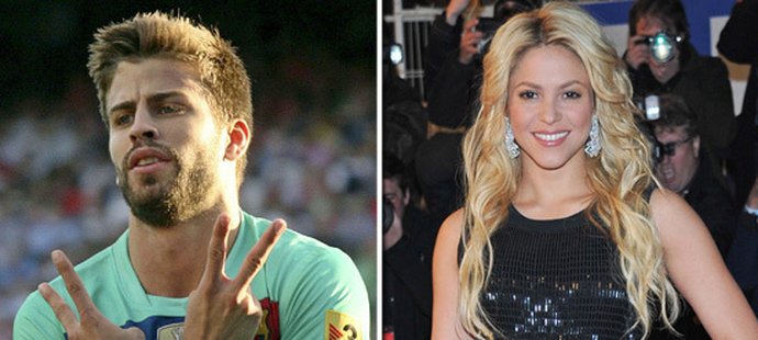 Obránce Barcelony a španělské reprezentace Gerard Piqué přiznal, že chodí se zpěvačkou Shakirou
