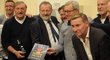 Martin Dejdar, Vladimír Šmicer, Antonín Panenka - ti všichni přišli pokřtít knihu Horsta Siegla