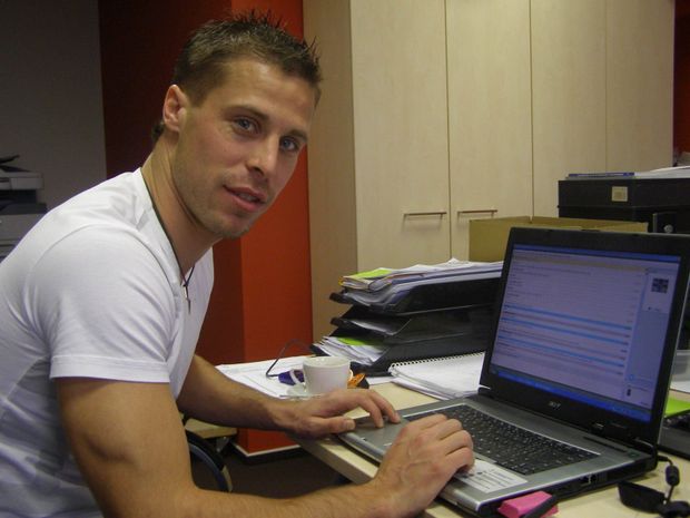 Radek Šírl během onlinového rozhovoru Radek Šírl během onlinového rozhovoru