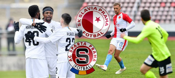 Zatímco Sparta nasázela pět gólů, Slavia s druholigovým soupeřem prohrála