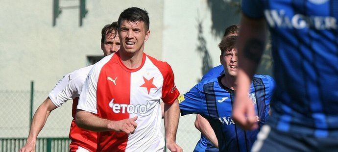 Ondřej Kúdela si zahrál za B tým Slavie, 90 minut odehrál poprvé od srpna 2021