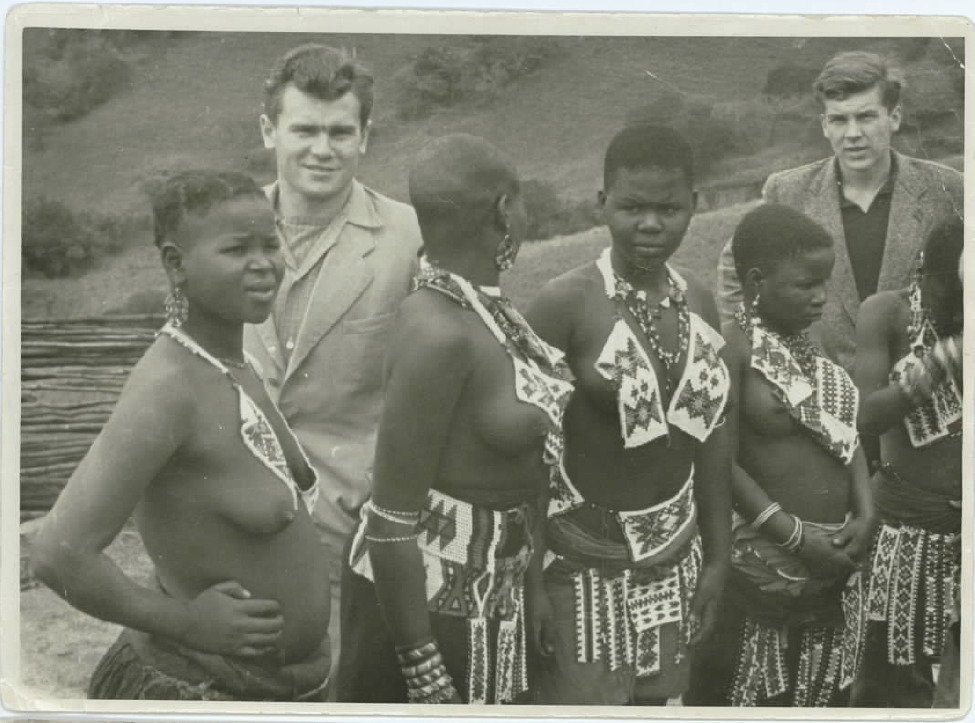 Se Slavií se František Fiktus v roce 1956 zúčastnil velké cesty do Jižní Afriky