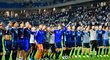 Hráči Slovanu Bratislava slaví vydřený postup v Lize mistrů
