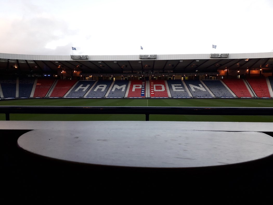 Velkolepý stadion Hampden Park uvítá na EURO českou reprezentaci