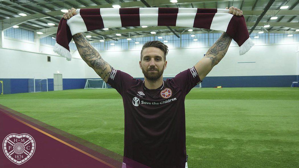 David Vaněček, posila skotského Hearts of midlothian