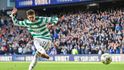 Český útočník Tomáš Čvančara v dresu Celticu Glasgow