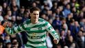 Český útočník Tomáš Čvančara v dresu Celticu Glasgow