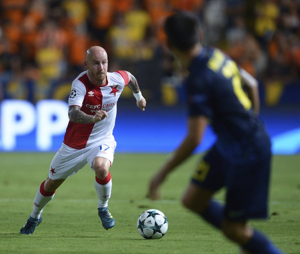  Miroslav Stoch při své premiéře v dresu Slavie