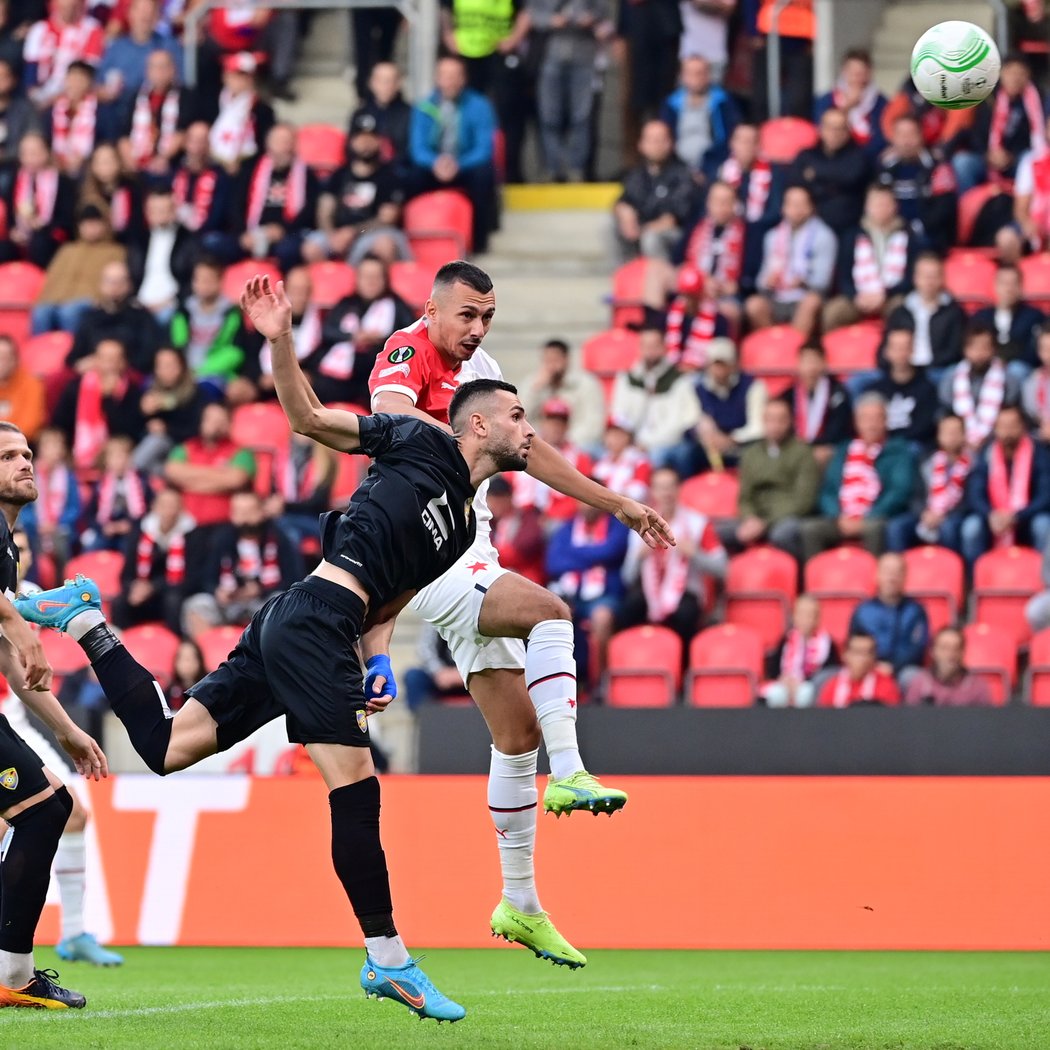 Slavia byla proti Ballkani od první minuty v tlaku