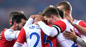 CELÝ SESTŘIH: Slavia - Ostrava 2:1. Frydrych se trefil na obě strany