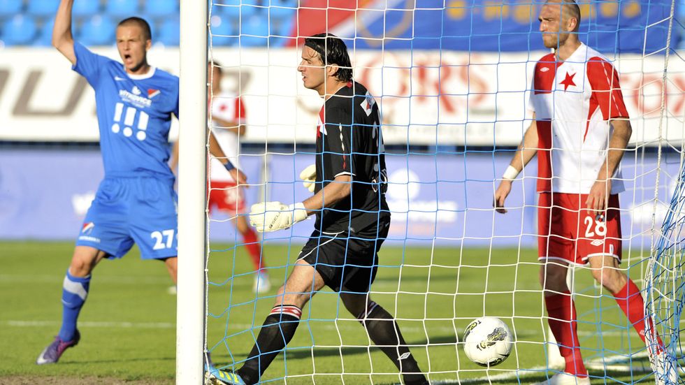 Baník rozdrtil Slavii jasně 3:0 a je blízko záchraně