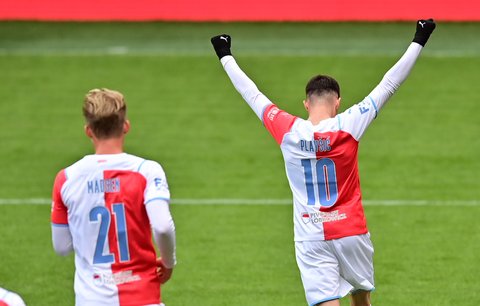 Srdjan Plavšič přidal už třetí gól Slavie