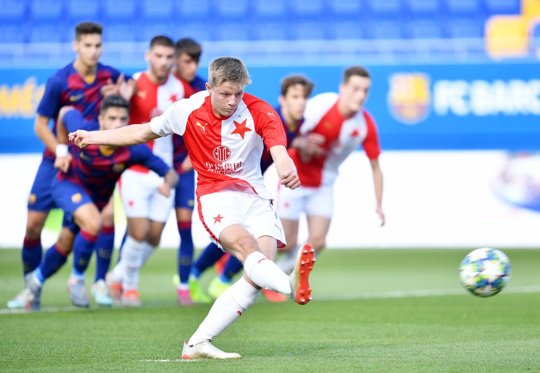 Lukáš Červ proměnil v Barceloně penaltu