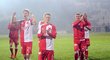 Radost hráčů Slavie po výhře nad Bohemians