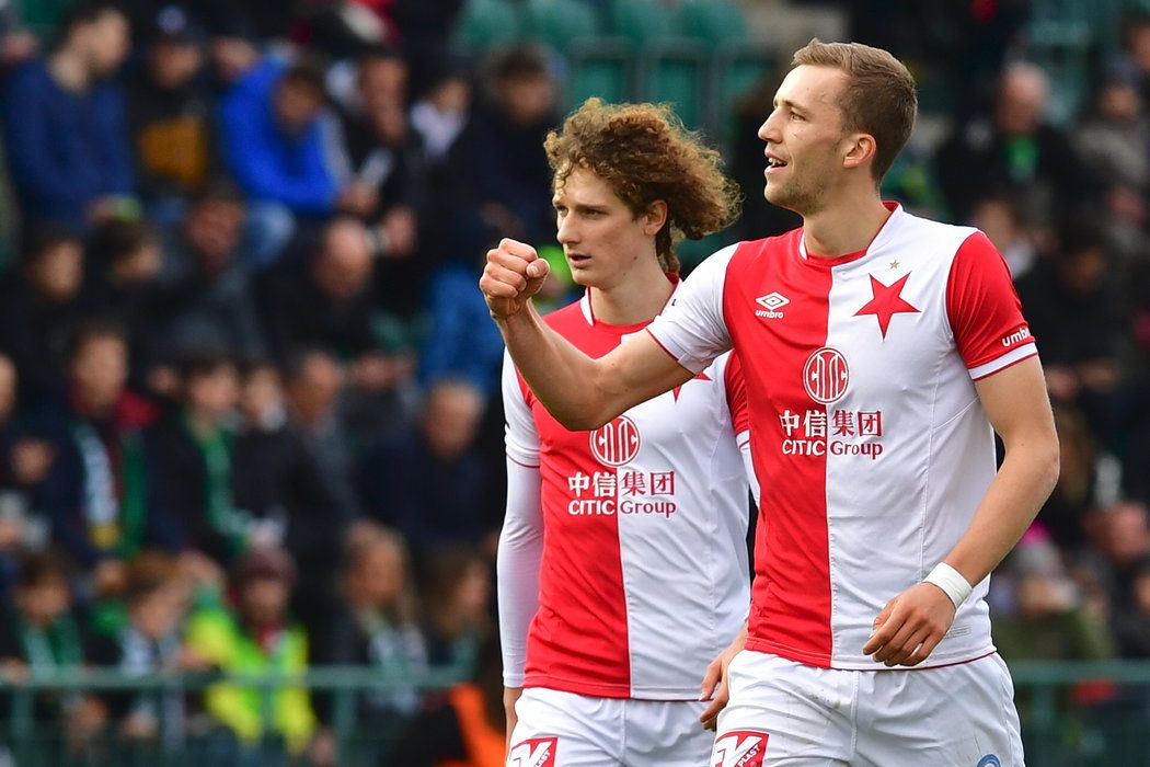 Gólová radost Tomáše Součka ze Slavie