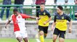 Brazilská posila Slavie Joao Felipe v utkání Youth League proti Borussii Dortmund