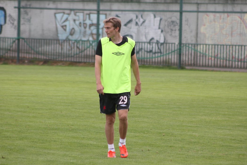Milan Černý se zapojil do tréninku Slavie