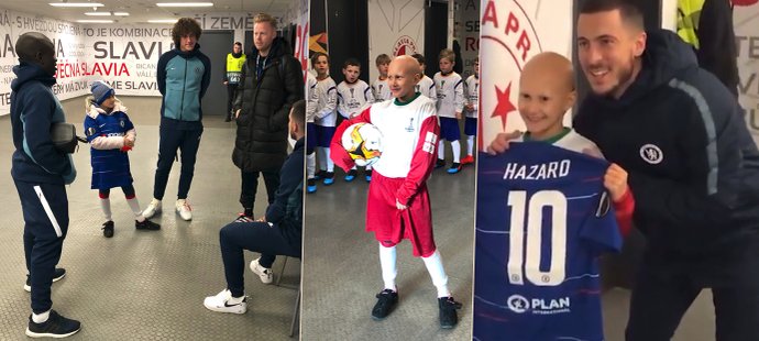 Fanynka Klárka, která trpí vzácnou nemocí, dostala dres od hvězdy Chelsea Edena Hazarda