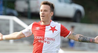 Slavia - Rapid Vídeň 2:0. Dobrá první půle, brankář Kolář má asistenci