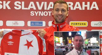 Hušbauer jde ze Sparty do Slavie. Fanoušky zdraví z New Yorku!