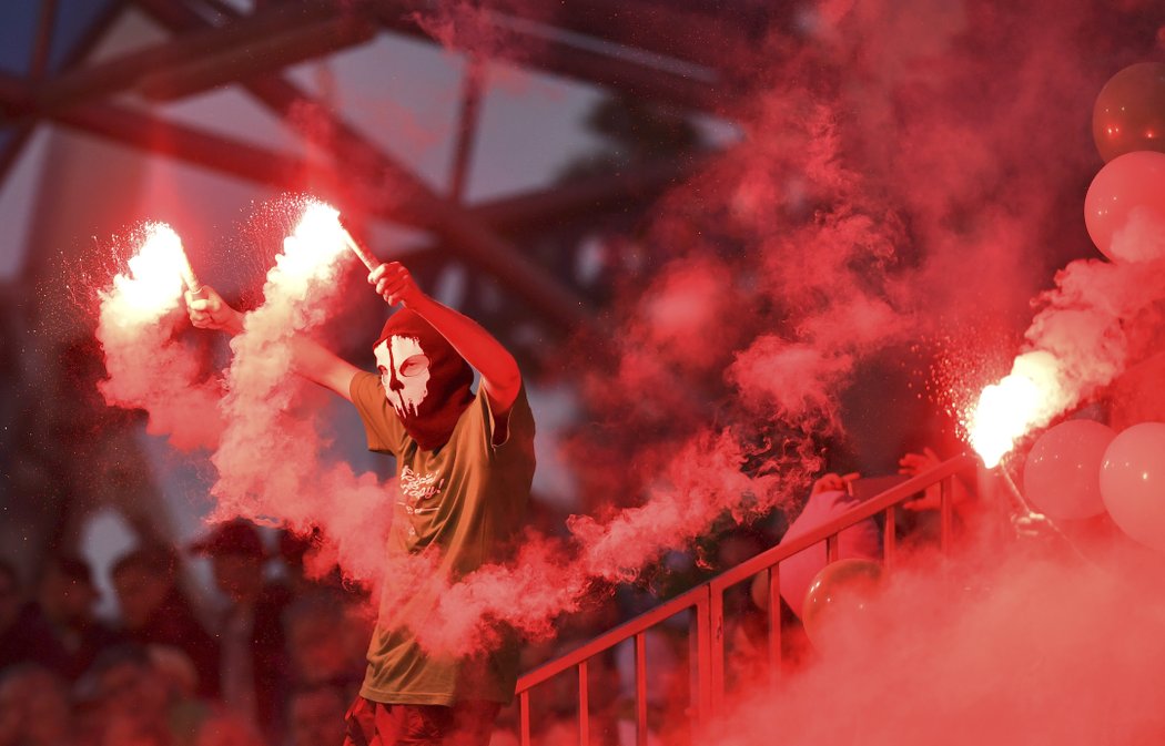 O atmosféru se starali o fanoušci Jablonce