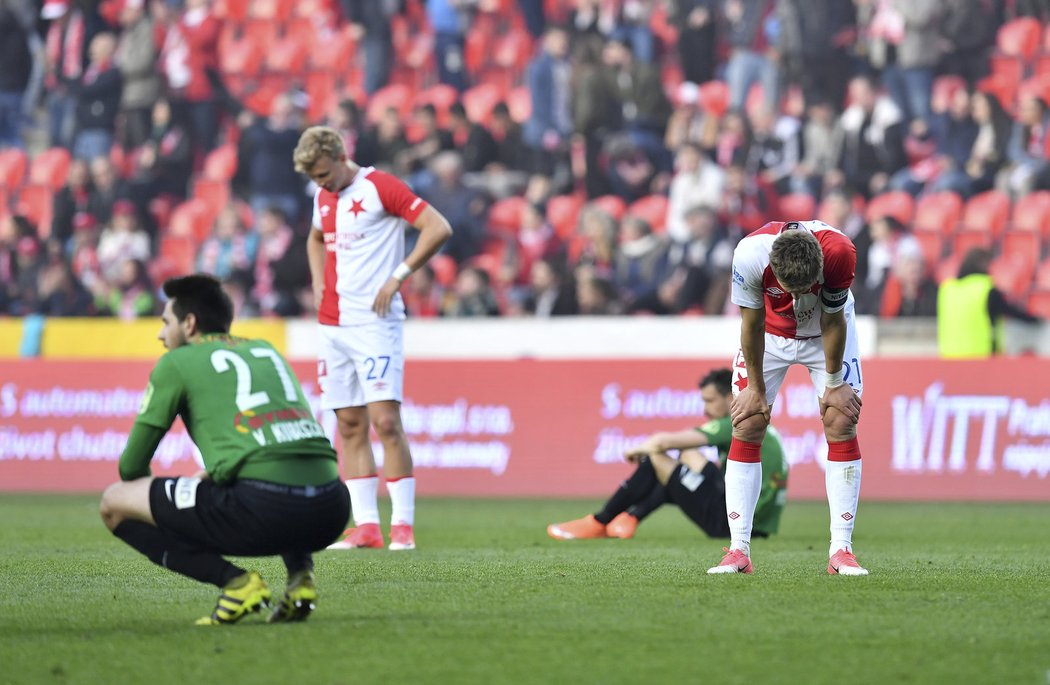 Slávisté se s Jabloncem rozešli smírně po remíze 1:1