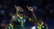 Slávistický obránce či záložník a reprezentant Kamerunu Michael Ngadeu vstřelil branku v zápase proti Ghaně