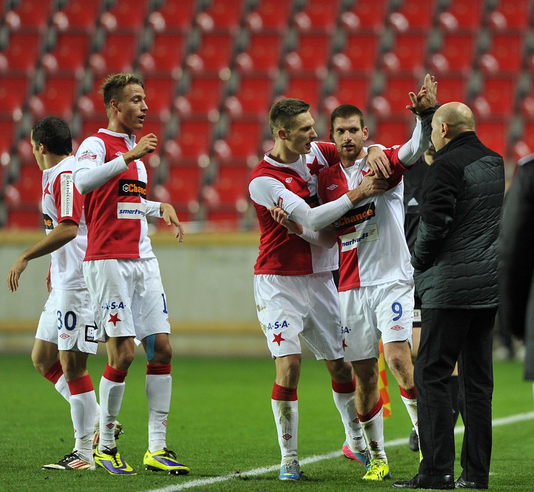 Slavia mohla slavit. Liberec porazila díky dvěma brankám Martina Juhara 2:1